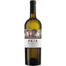 Вино Pava ординарне біле напівсолодке 9,5-13% 0,75л mini slide 1
