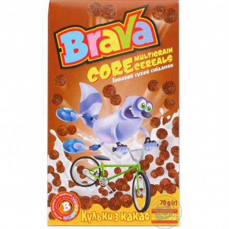 Сніданки сухі Brava кульки з какао 70г slide 1