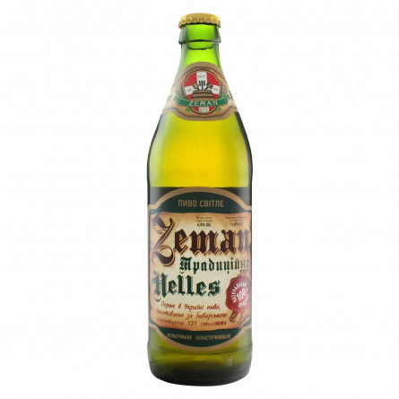 Пиво Земан Традиционное светлое 4% 0,5л slide 2