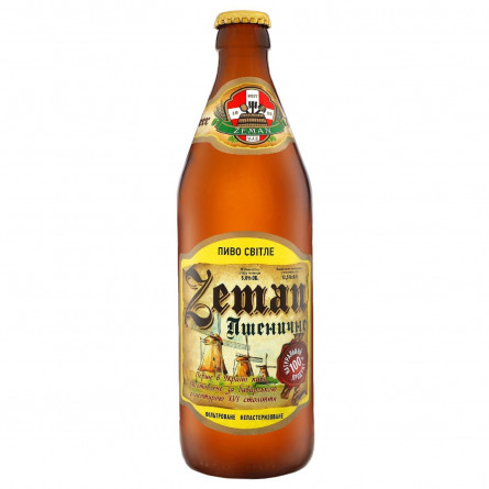Пиво Земан Пшеничное светлое 4,8% 0,5л slide 1