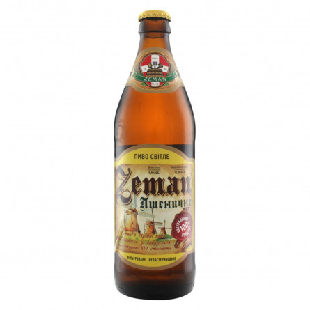 Пиво Земан Пшеничне світле 4,8% 0,5л slide 2