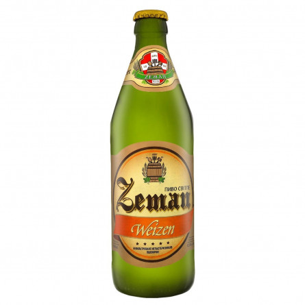 Пиво Земан Weizen світле 5% 0,5л slide 1