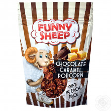Попкорн Funny Sheep у шоколадній карамелі 90г mini slide 1