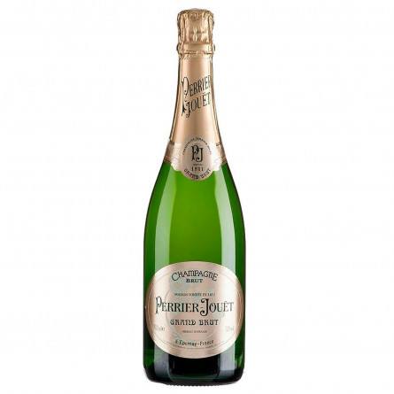 Шампанське Perrier Jouet Grand Brut біле 12% 0,75л в подарунковiй упаковцi slide 2