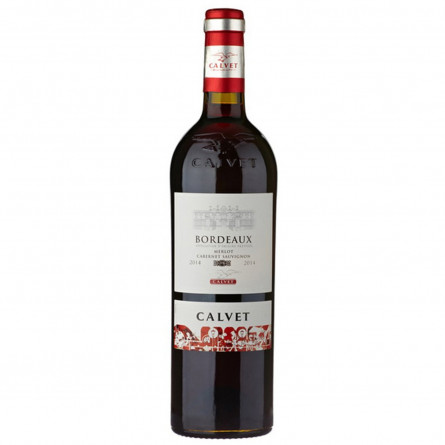 Вино Calvet Merlot Cabernet Sauvignon красное сухое 12% 0,75л slide 2