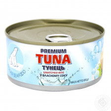 Тунець Polar Seafood шматочками у власному соку 185г mini slide 1
