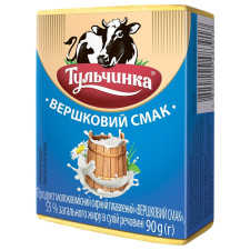 Продукт сирниий Тульчинка вершковий плавлений 55% 90г mini slide 2
