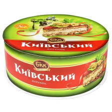 Торт БКК Киевский подарок с арахисом 450г mini slide 1