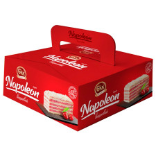 Торт БКК Наполеон вишневий 700г mini slide 1