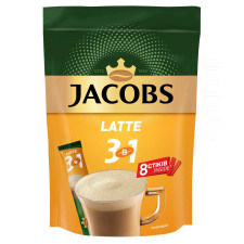 Напій кавовий Jacobs 3в1 Latte розчинний 13г х 8шт mini slide 1