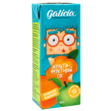 Сок Galicia мультифруктовый с мякотью из смеси плодов 200мл mini slide 1