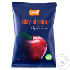 Чипсы Ramanoff яблочные 55г mini slide 1
