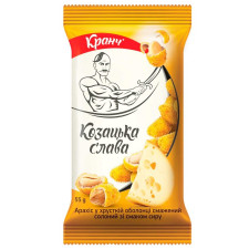 Арахіс Козацька Слава смажений у хрусткій оболонці зі смаком сиру 55г mini slide 1