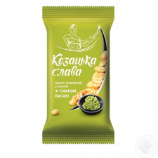Арахіс Козацька Слава смажений солоний зі смаком васабі 60г mini slide 1