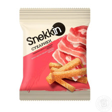 Сухарики Snekkin пшенично-житні зі смаком бекону 70г mini slide 3