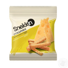 Сухарики Snekkin пшенично-житні зі смаком сиру 35г mini slide 3