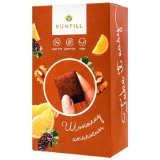 Цукерки Sunfill Шоколадно-апельсинові без цукру та глютену 150г mini slide 1