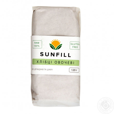 Хлібці Sunfill Овочеві 100г slide 1