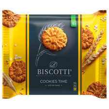 Печиво Biscotti Cookies Time з вівсяними пластівцями 170г mini slide 1