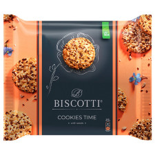 Печиво Biscotti Cookies time з насінням 180г mini slide 1