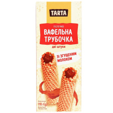 Трубочки вафельні Tarta зі згущеним молоком 110г 2шт mini slide 2