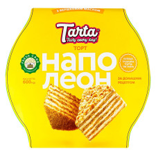 Торт Tarta Наполеон листовий 600г mini slide 1