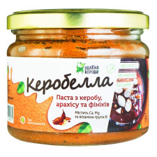 Паста Зелена корова Керобелла з керобу арахісу та фініків 300г mini slide 1