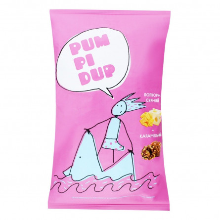 Попкорн Pumpidup с карамельным покрытием и вкусом сыра 90г slide 1