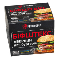 Біфштекс М'ясторія Абердин для бургерів з яловичини 750г mini slide 1