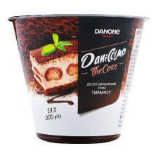Десерт кисломолочный Даниссимо The Cake Тирамису 5,4% 200г mini slide 1