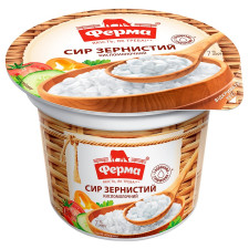Сир кисломолочний Ферма зернистий 7% 180г mini slide 1