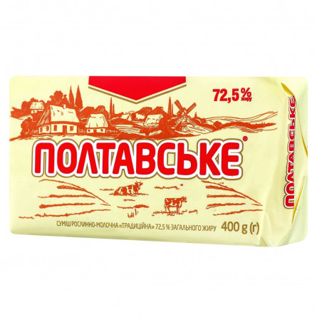 Суміш рослинно-молочна Полтавське Традиційна несолона 72,5% 400г slide 1