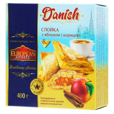 Слойка Danish з яблуком 8шт 400г mini slide 1