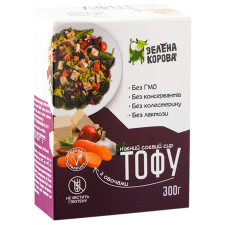 Сир Зелена Корова Тофу з овочами і травами 300г mini slide 2
