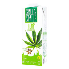 Напиток рисово-конопляный Green Smile ультпропастеризованный обогащенный кальцием 1,5% 1л mini slide 1