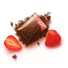 Шоколад СВІТОЧ® Десерт смак Полуничного йогурту молочний з начинкою 90г mini slide 4
