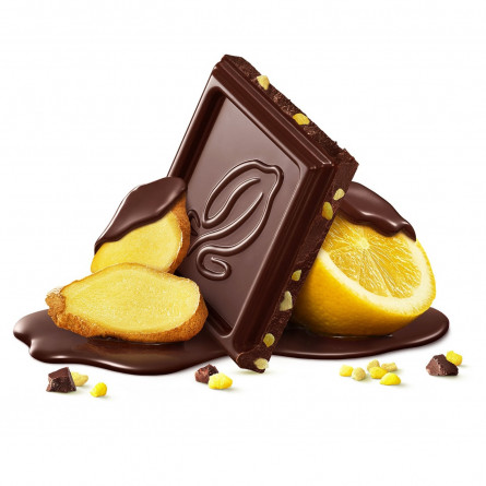 Шоколад СВІТОЧ® Exclusive с имбирем и цедрой лимона черный 51% 100г slide 3