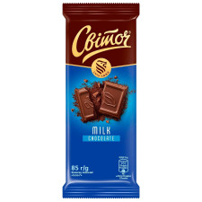 Шоколад молочный СВІТОЧ® 85г mini slide 1