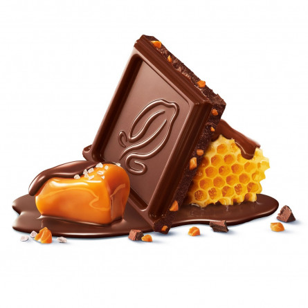 Шоколад молочный СВІТОЧ® Exclusive со вкусом меда и соленой карамелью 100г slide 3