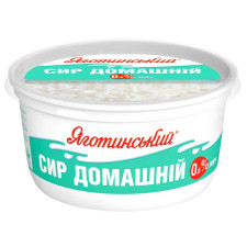 Сир кисломолочний Яготинський Домашній нежирний 0,6% 370г mini slide 1