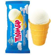 Морозиво Хладик Пломбір у вафельному стаканчику 12% 70г mini slide 1