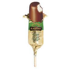Мороженое Хладик Золотой Каштан Классический пломбир в сливочной глазури 12% 70г mini slide 1