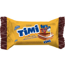 Тістечко Конті Timi з шоколадно-молочним смаком 50г mini slide 1