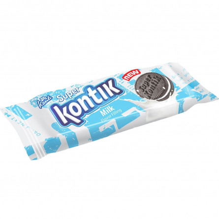 Печиво-сендвіч Konti Super Kontik з начинкою зі смаком молока 76г slide 2