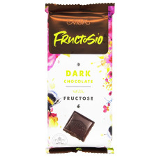 Шоколад АВК чорний з фруктозою 90г mini slide 1
