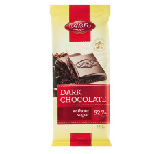 Шоколад АВК черный с фруктозой 90г mini slide 3