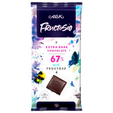 Шоколад ABK екстрачорний без цукру 67% 90г mini slide 1