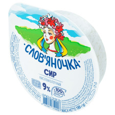 Сир кисломолочний Слов'яночка Домашній 9% 180г mini slide 3