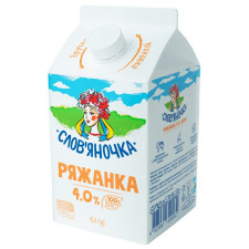 Ряжанка Слов'яночка 4% 450г mini slide 1