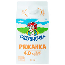 Ряжанка Слов'яночка 4% 450г mini slide 2